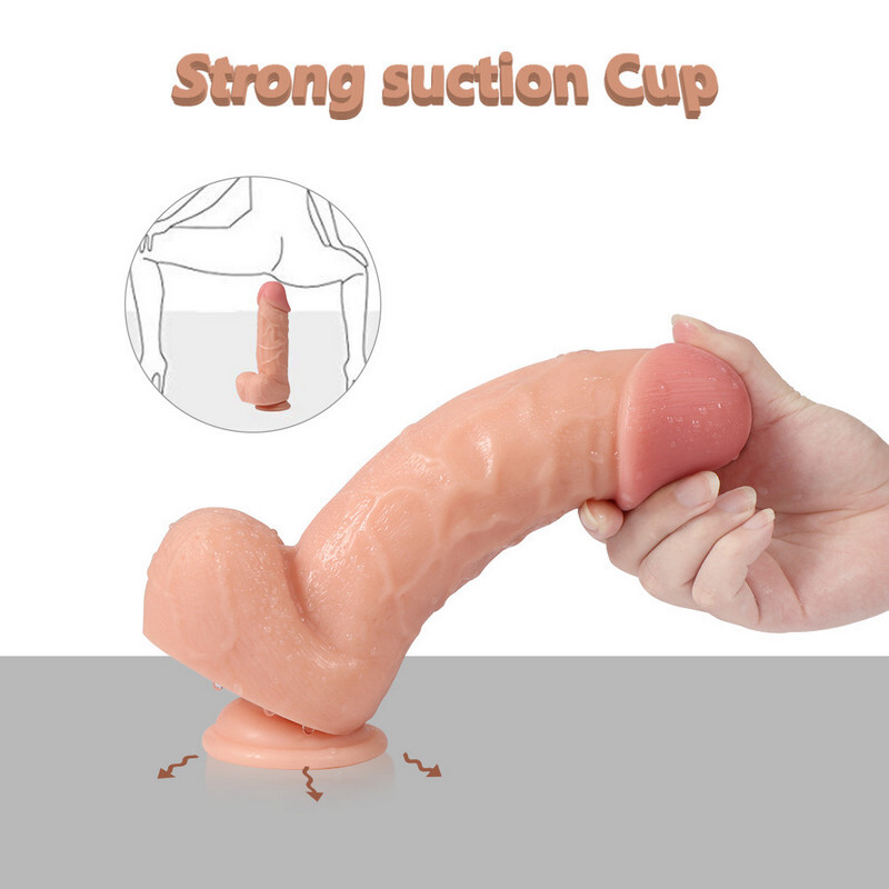 8.7 Ultra Realistic Dildo Cock Sex Toy Penis Suction Cup For Women8,7 Gode Ultra Réaliste Sex Toy Pénis à Ventouse Pour Femmes