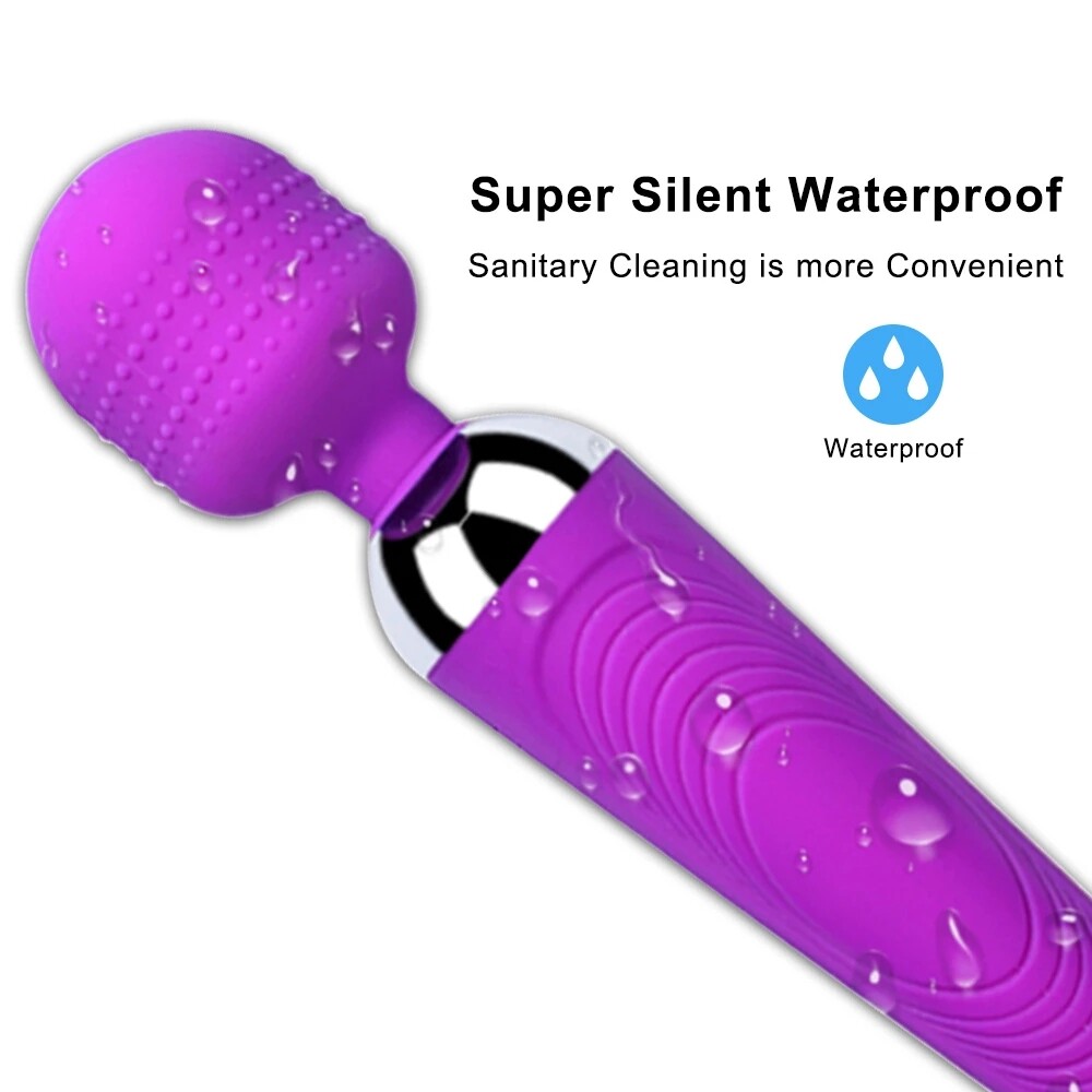 Wireless Dildos Av Vibrator Magic Wand Pour Femmes - Stimulateur Du Clitoris - Rechargeable Via Usb - Jouets Sexuels Pour Adultes Musclés