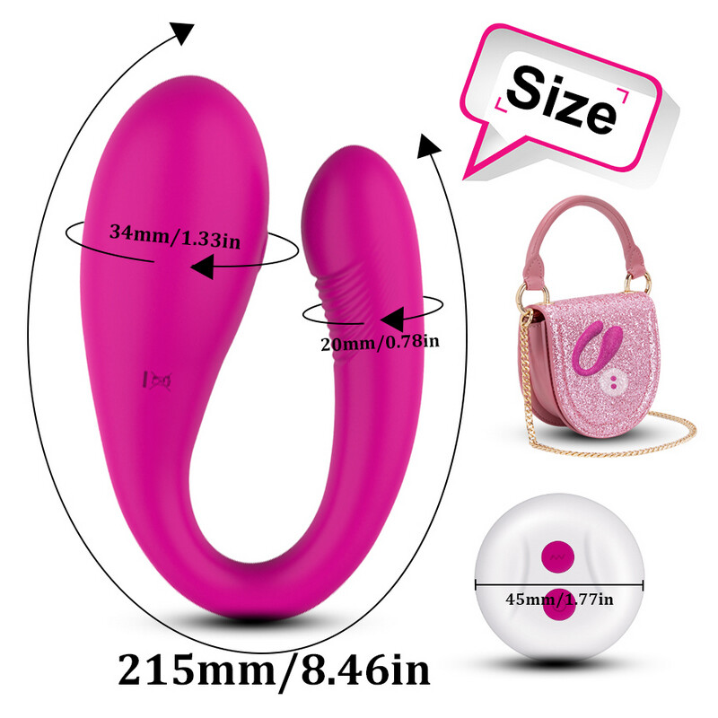 Vibrateurs Sans Fil Pour Couples Dildo G-spot Silicone Stimulateur Doubles Vibrateurs Jouets Sexuels En Silicone Pour Femme Masturbateur